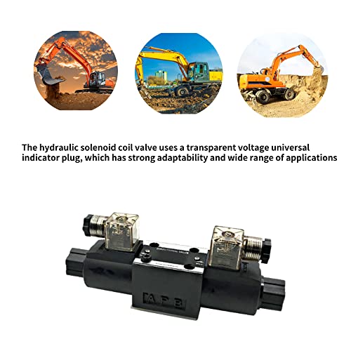 5Pcs Solenoid Coil Plug Hydraulic Valve Transparent Voltage Universal