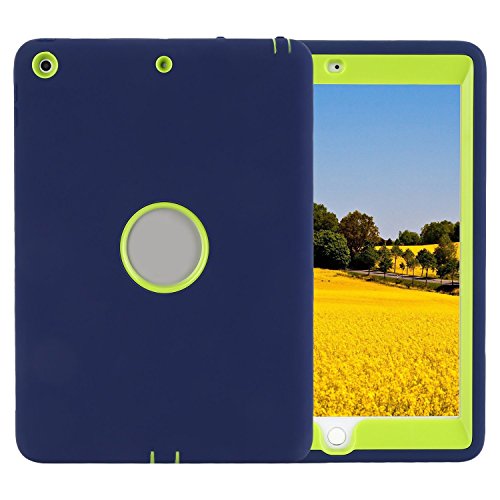 TKOOFN Case for New iPad 2017/2018 iPad 9.7 Inch,Shock-Absorption High Impact Resistant Hybrid