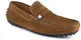 Suela goma J.BRADFORD JB-SANDIEGO511 Cognac 40, Mocasín Plano Hombre, EU