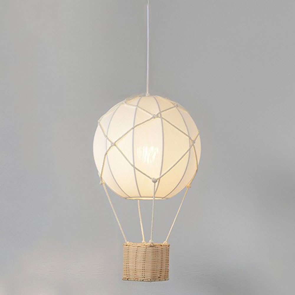 Lampadario per cameretta dei Bambini Montessori Decorazione Semplice e Creativa per la testiera della Camera da Letto di Bambine e Bambini, a Forma di Mongolfiera