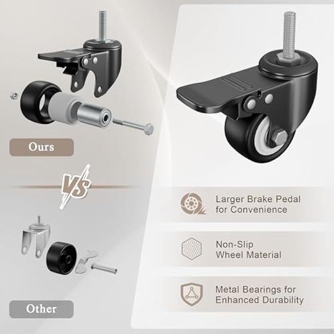 4-Tier Dumbbell Rack Stand Only, 400LB Capacity Adjustable Weight Rack for Dumbbells Kettlebells Yoga Mat, Home Gym Storage Rack with Wheels and Hooks, Powder Coated Finish