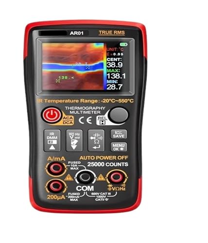 Multimètre outil de test AR01 250M Ohm testeur de tension 25000 points