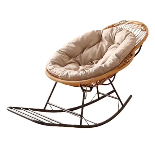 Sperimenta il comfort ovunque con la nostra sedia a dondolo per esterni. Perfetto per il tuo patio, veranda o terrazza, offre una fuga rilassante per te e i tuoi cari. Ideale per campeggio, pesca, picnic, giardinaggio e molto altro ancora, questa sedia versatile migliora qualsiasi attività all'aperto. Goditi momenti di qualità con stile e comfort con amici e familiari.