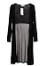 Shawhuaa Womens Chiffon Splice Long Sleeve Lightweight Long Maxi Cardigan Black