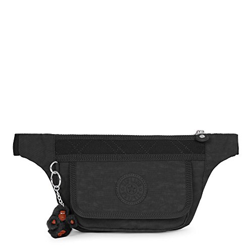Pierson Solid Waistpack with Lattice Detail Waist Pack, Black, One Size