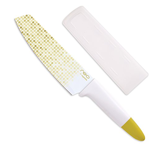Reo Pattern Vegetable Knife with Blade Cover, 6