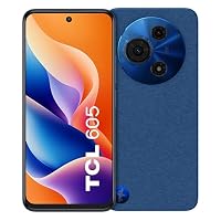 TCL 605 4G 6.7'' Smartphone 4GB RAM 128GB Unlocked Dual SIM-Free - Midnight Blue (Renewed)