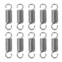 GUNGY Zugfedern mit Haken Edelstahl Zugfeder Spannfeder 35mm Außendurchmesser 10mm Drahtdurchmesser 1,6 mm Maximale Zugkraft 7,90kg 1,6x10x35mm 10 Stück