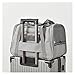 Compatible for Sturdy Soft Sided Pet Carrier Collapsible Portable Bag Breathable Removable Fleece Pad Dog Carrying Case(Black Grey)