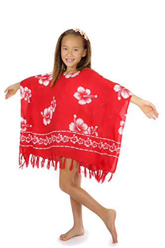 Girls Swimsuit Cover Up Beach Poncho Kaftan4