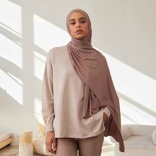 Modest Small Premium Jersey Hijab | For Muslim Women Head Scarf Wrap Hijabs2
