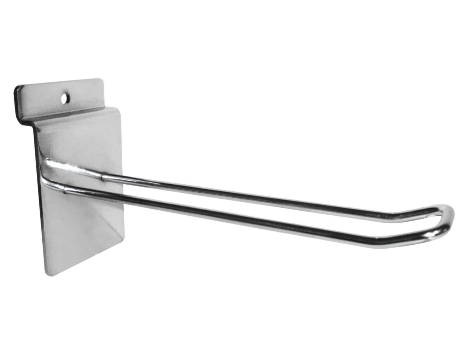 100x Slatwall Euro Hooks Accessory Single Prong Shop Display 6 INCH
