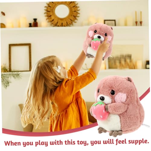 Doudou marmotte pour bébé douceur douce et résistante