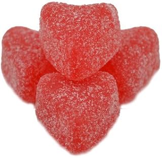 Cherry Jelly Hearts - 5 lb.