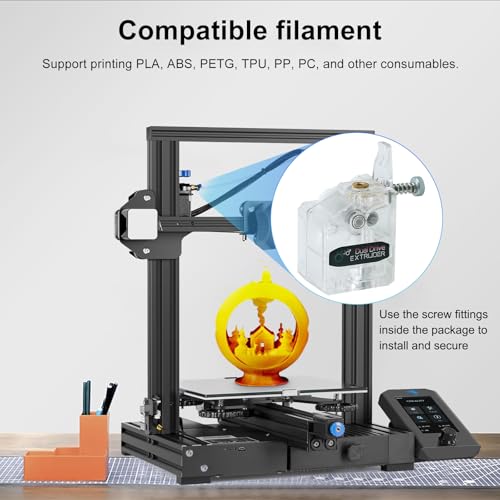 Bowden Dual Gear Drive Extruder Upgraded V3.0 Extruder for Creality CR10, Ender 3 Series, Anycubic Mega S, I3 Mega Chiron,Tevo Tornado, Wanhao D9, Anet A8 E10 and Prusa I3 DIY 3D Printer by SeulQirw - Image 3