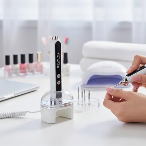 Polisseuse à ongles rechargeable USB 35000 tr/min avec accessoires - 4