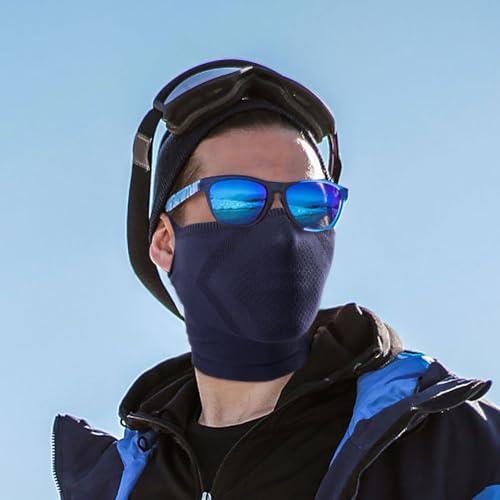Image of WTACTFUL Ski Mask Neck Gaiter Warmer Balaclava Half Face Mask Men Women