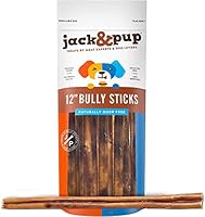 Algopix Similar Product 15 - JackPup Thick Bully Sticks 12 Inch