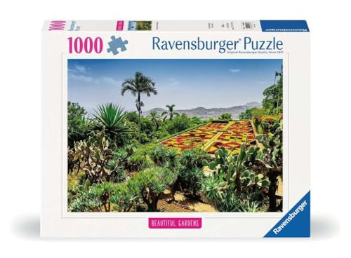 Puzzle 1000 pièces Jardin botanique Madère Ravensburger France - vue 3