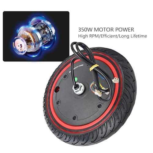GLDYTIMES 8.5 inch 8.5x2.5 Solid Tire, 8.5 x2.5 Fit for Gotrax GXL V2 XR APEX XL Zero 9 Electric Scooter, 8.5 ''8 1/2x2 (50-134) Rubber Front or Rear Scooter Wheels