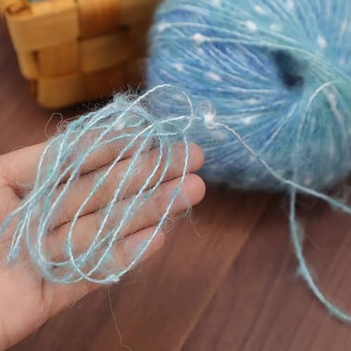 Hilo suave para tejer a ganchillo ovillo de 50g resistente para chalecos 5