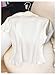 SOLY HUX Women's Satin Shirts Silk Button Down Collared Short Sleeve Ruched Dressy Casual Work Blouse Tops Pure White Medium
