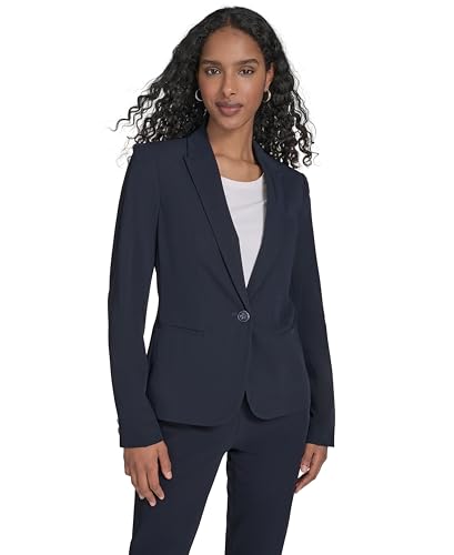 Tommy Hilfiger Women's One Button Blazer Business...
