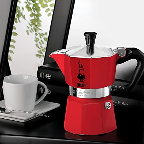 Bialetti Moka Express (6 Cup) - Red,30 x 20 x 15 cm