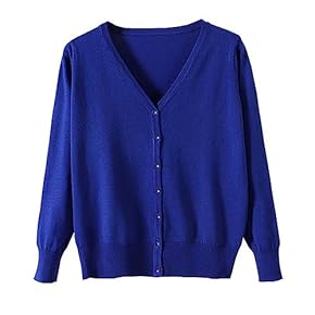 春物大特価⚡️NKNIT❤️長袖カーディガン／ショート丈／無地／黒／サイズ① ショート丈カーディガン -