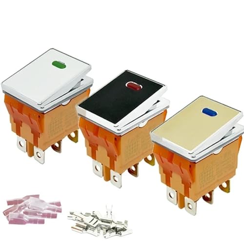 Interruptor de barco marino resistente al agua IP67 con luz LED para panel 2