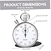 TusaMer Mechanical Stopwatch 60s Handheld Analog Stopwatch with Pause Stainless Steel Stop Watches Timer for Sports Referee Running Cycling Count Sporting_Goods..