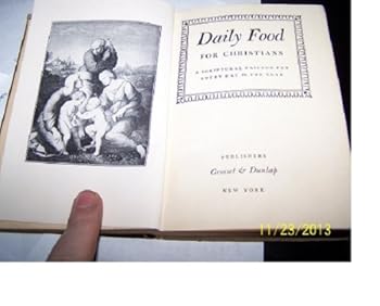 Unknown Binding Daily Food for Christians Book