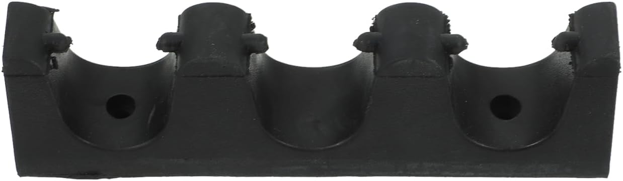 UKCOCO Billiard Cue Stand Rack 3-Hole Rubber Pool Stick Holder for Billiards Accessories Sturdy Plastic Cue Rack for Game Rooms and Home Use