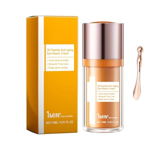 Crema per gli occhi Papa Feel, crema per la riparazione degli occhi anti-invecchiamento 5D, Gel di sollevamento del peptide per ridurre i cerchi scuri e il gonfiore, la crema (1pcs)