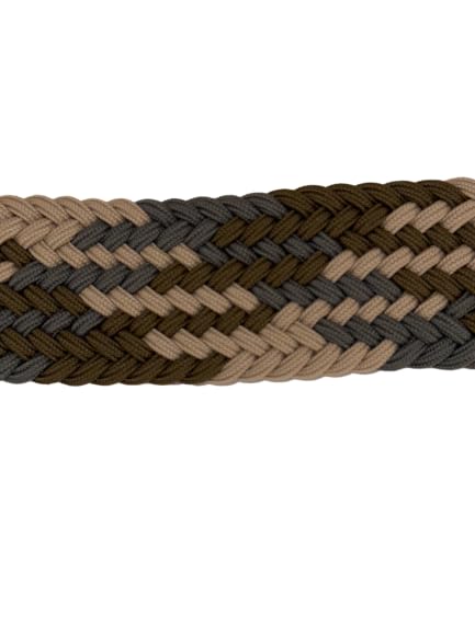 HOLE IN 1 Golf Belts for Men – Sand Olive Grey Belt for Ultimate Comfort – Braided Belt - Elastic Woven Belt4