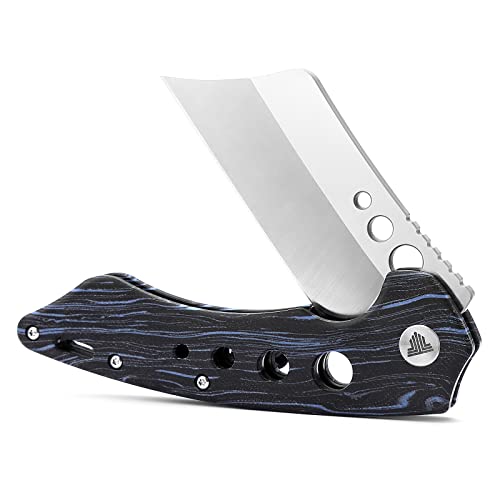 Trivisa Pocket Folded Knife For Men,Clip Edc Hunting Folding Knives & G10 Handle,3.7" 154Cm Steel Survival Knife For Hiking Camping,Flipper Opening,Ball Bearings Pivot,Mensae-03Bb With Gift Box #TOP4