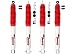 Rancho RS5000X Gas Shock Set 1998-2011 Ford Ranger 4WD