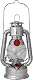 Petroleumlampe Guillouard 074610 Sturmlampe aus Edelstahl und Metall
