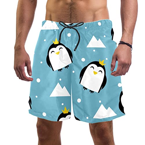 Maillots de bain pour hommes pingouin short de plage été vêtement aquatique