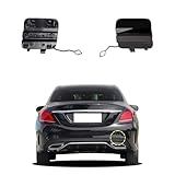 Goholy Car Rear Bumper Tow Hook Cover Compatible with Sports Mercedes Benz C Class W205 Sedan C300 C400 C43AMG 2019 2020 2021 Trailer Cover Cap 2058853303 Small Lid Towing Eye Cap Black