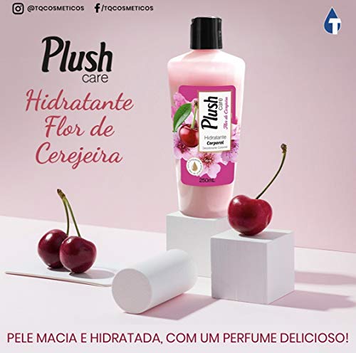 Plush Care Loção Hidratante Para Mãos E Corpo Flor De Cerejeira 250 Ml Rosa