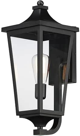 Maxim Lighting 40233CLBK Sutton Place VX - 1 Light Outdoor Wall Sconce-19 Inches Tall and 7.75 Inches Wide