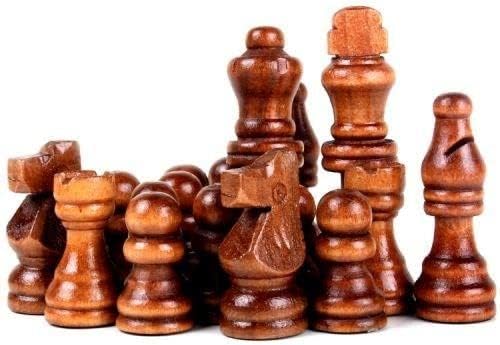 Ahşap Satranç Taşları No:35 Büyük 9cm