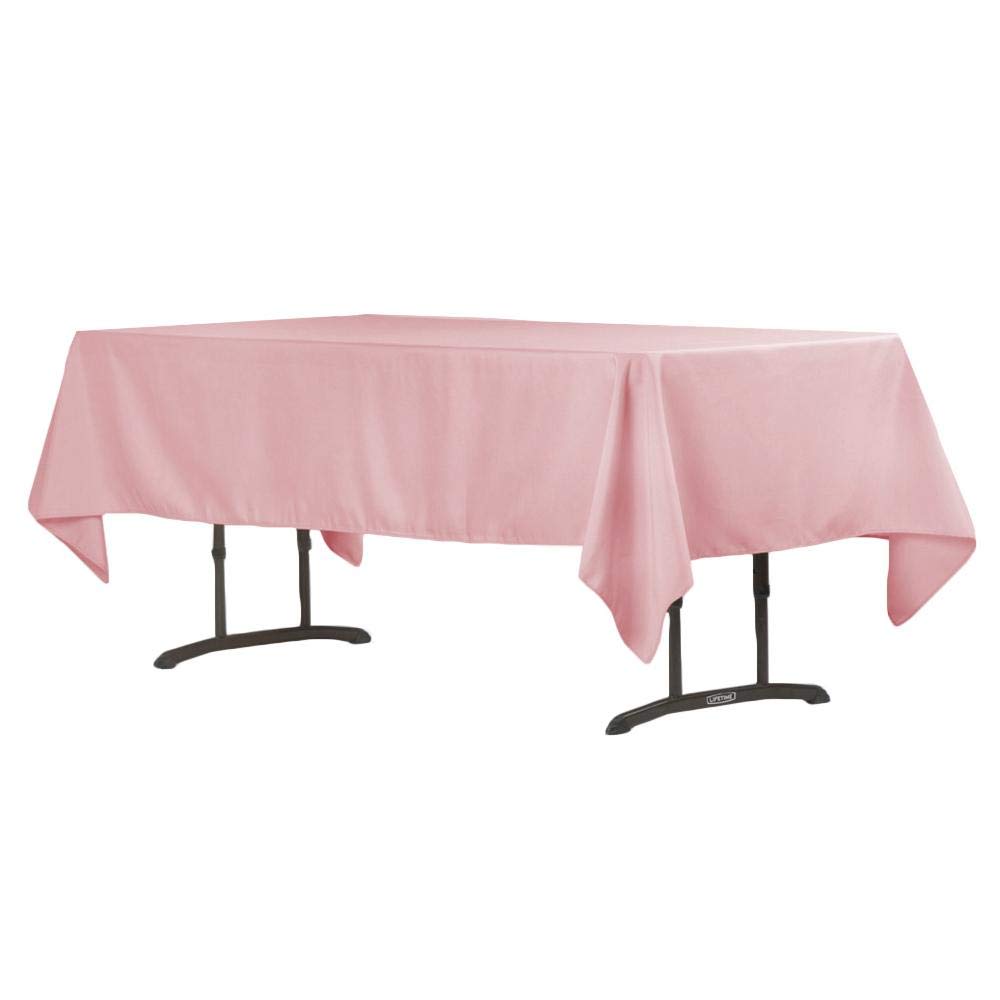 Polyester Tablecloth - 152cm x 259cm | Dusty Rose/Mauve | Rectangular | 1 Pc.