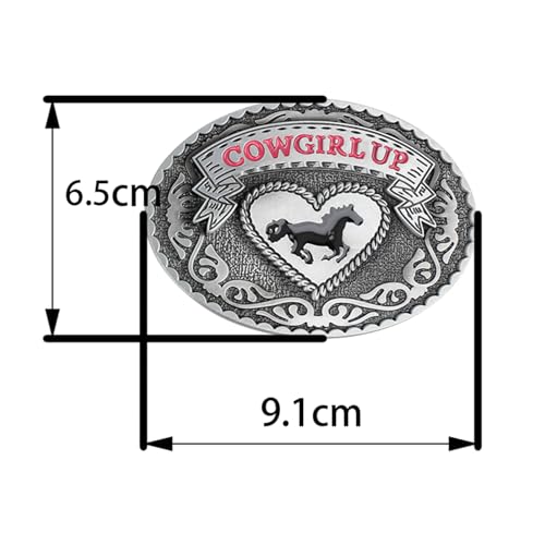 Western Cowboy Belts for Woman, Cowgirl Embossed Leather Belts for Jeans, Engraved-Buckle Boho Belt2