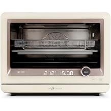 VAL CUCINA 7-in-1 Steam Convection Oven Countertop with Air Fry, Bake, Sous Vide, Ferment, Built-in Recipes | Anti-Scalding, Self Clean, Food-grade Stainless Steel Cavity & Accessories | 1500W
