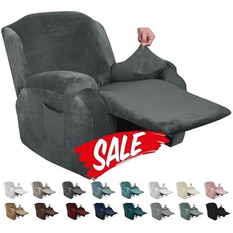MAXIJIN Velvet Recliner Cover Cover