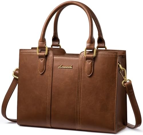 LOVEVOOK Purse for Women, Vintage Leather Shoulder Handbag, Small...