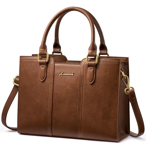 LOVEVOOK Vintage Leather Satchel Bag