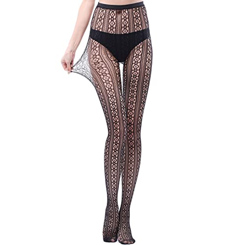 Collants sexy en maille sans coutures - Noir - Pour la Saint Valentin Cover